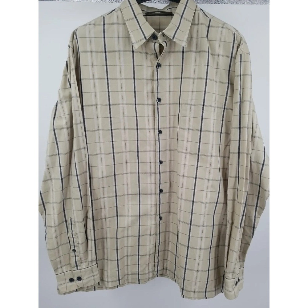 Axist Mens XL Long Sleeve Button Up‎ Casual Plaid Shirt Multicolor RN37763